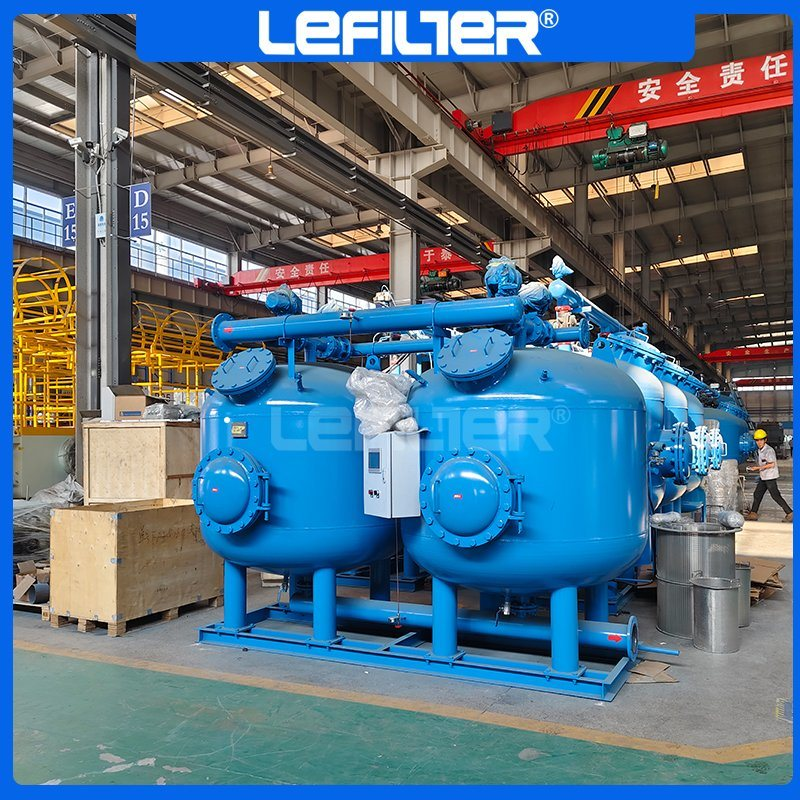 Фильтрация промышленной воды через многослойные среды