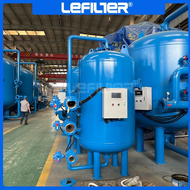 Фильтрация промышленной воды через многослойные среды