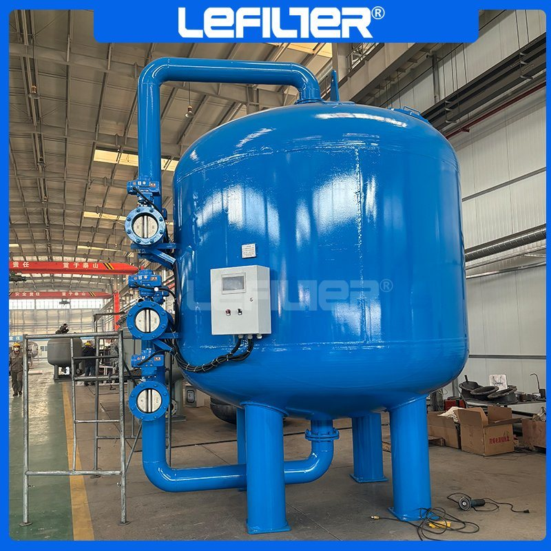 Фильтрация промышленной воды через многослойные среды