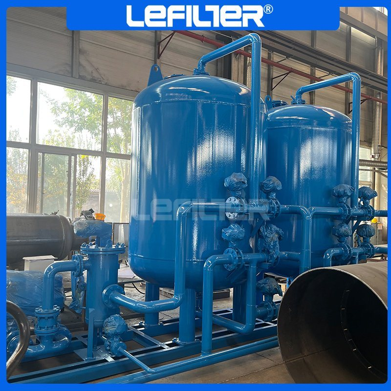 Фильтрация промышленной воды через многослойные среды