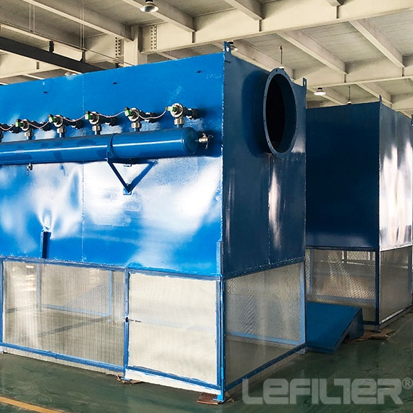 Наклонный картриджный пылесборник